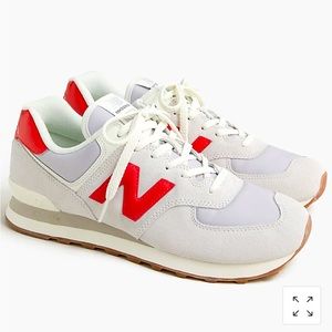 New Balance 574 Classics size 7.5 unisex sneakers red/white